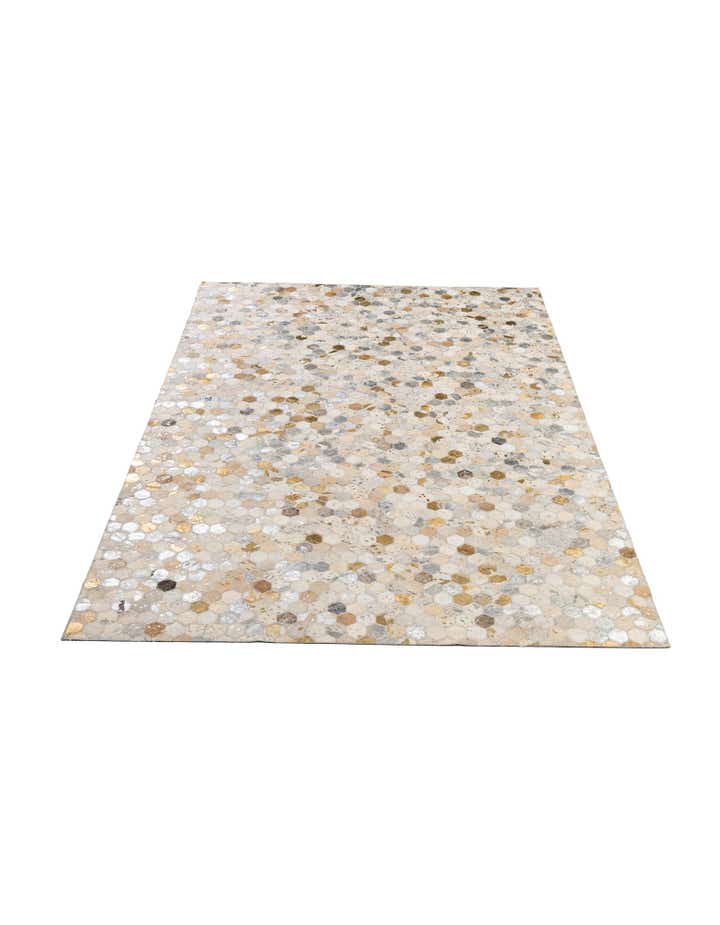 5' 2 x 7' 11 Cowhide - Patchwork Rug