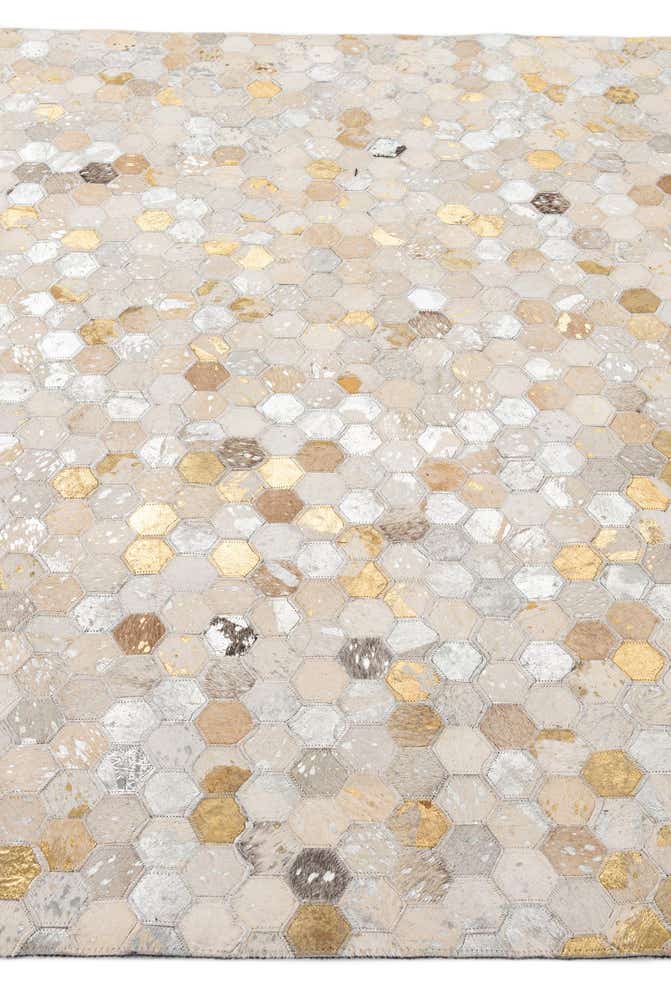 5' 2 x 7' 11 Cowhide - Patchwork Rug