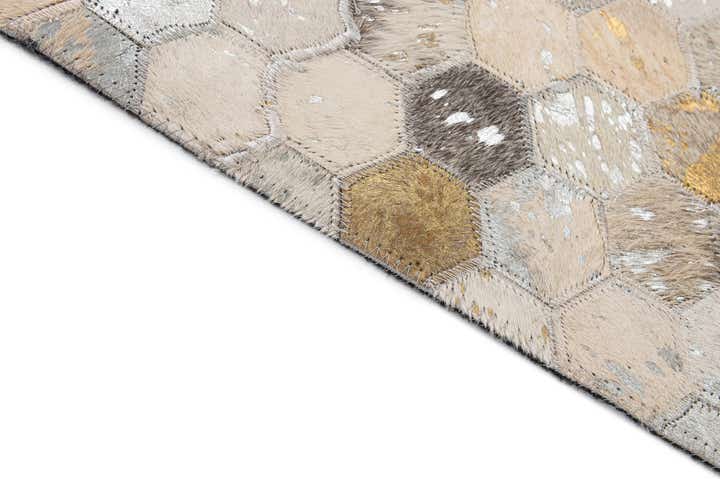 5' 2 x 7' 11 Cowhide - Patchwork Rug