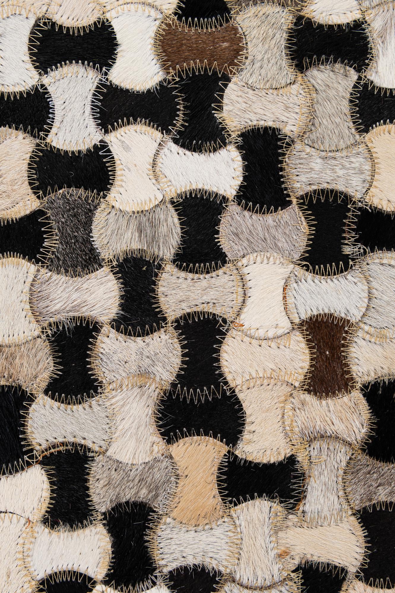 5' 1 x 8' 1 Cowhide - Patchwork Rug