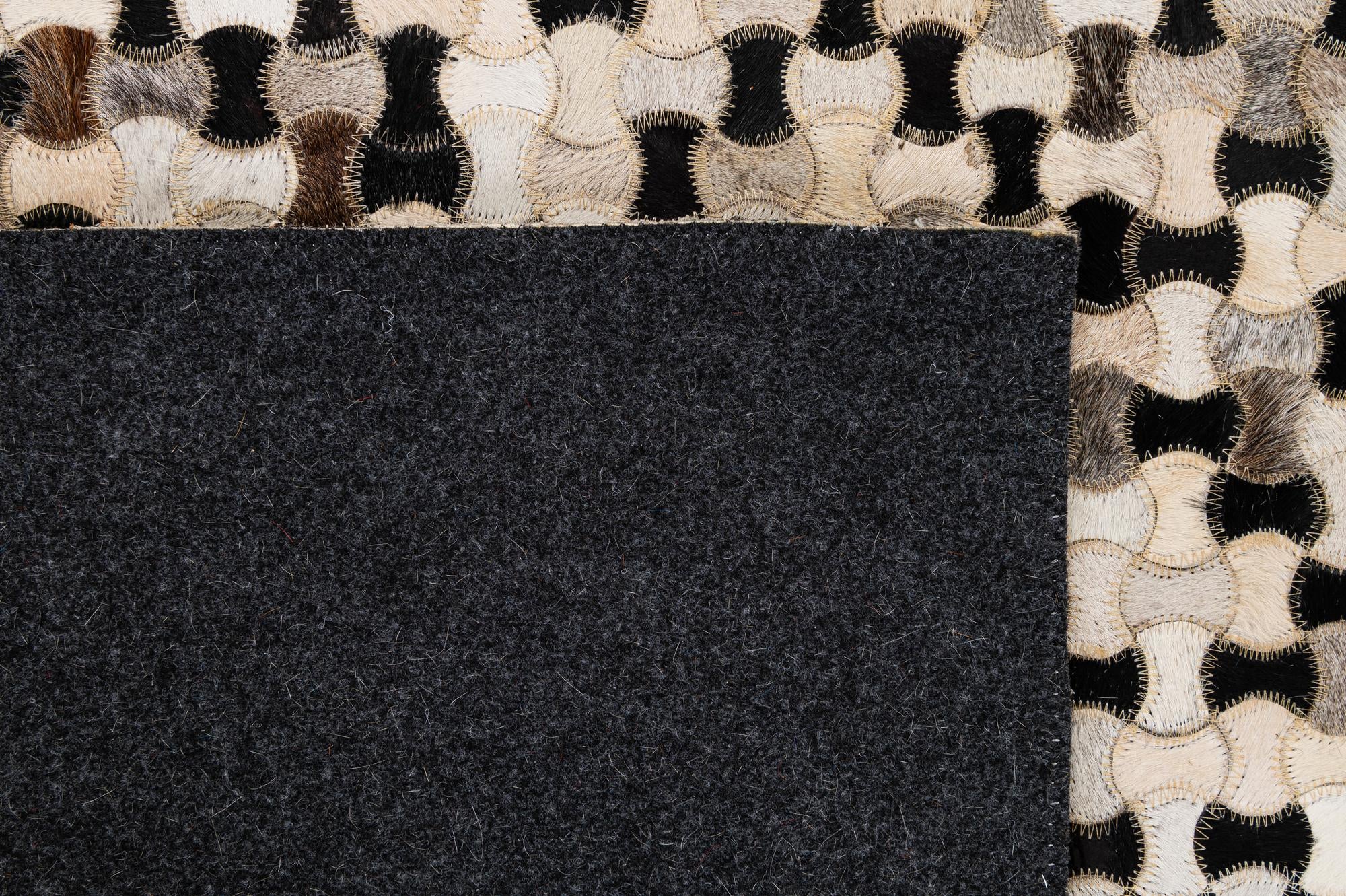 5' 1 x 8' 1 Cowhide - Patchwork Rug