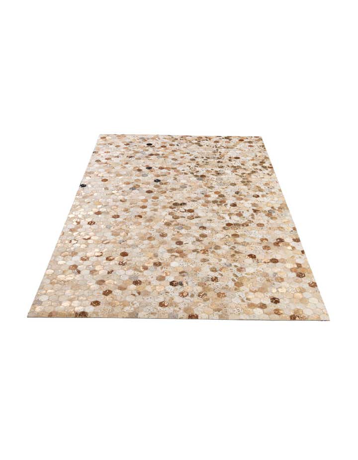 5' 2 x 8' 2 Cowhide - Patchwork Rug