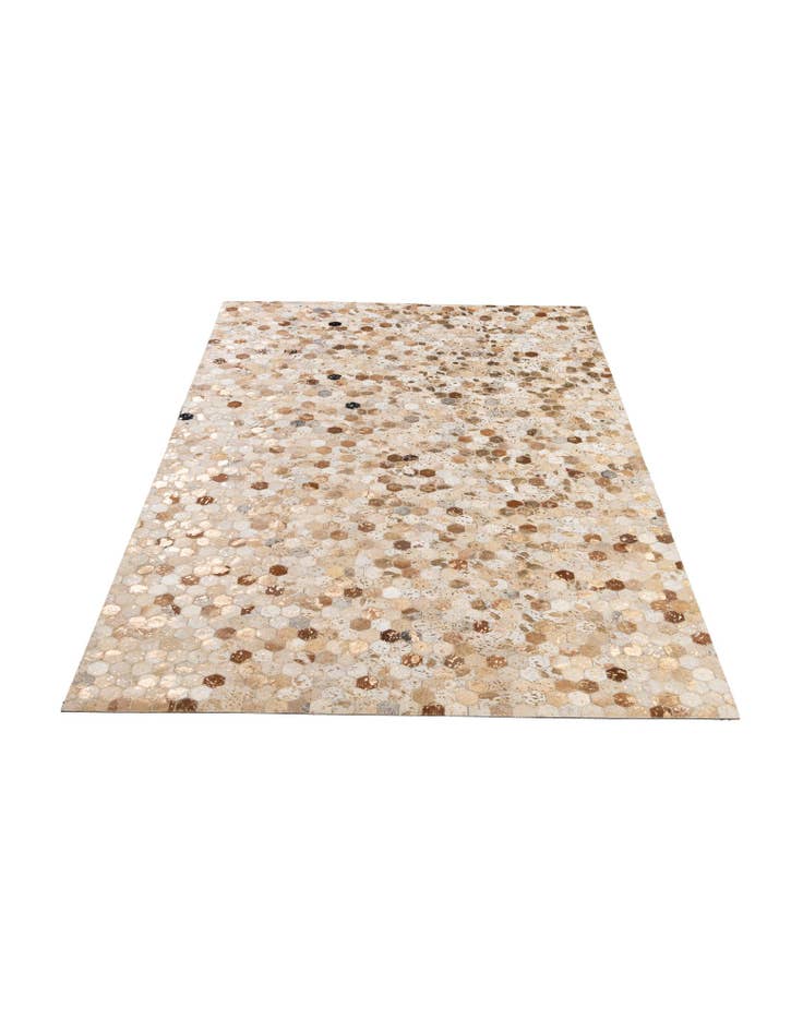 Detail image of 5' 2 x 8' 2 Cowhide - Patchwork Rug