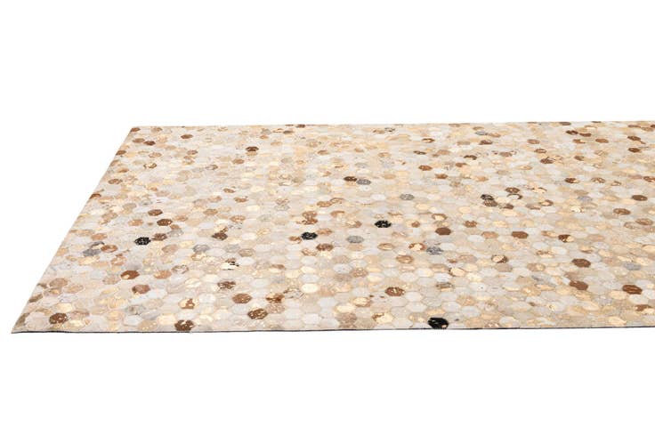 Detail image of 5' 2 x 8' 2 Cowhide - Patchwork Rug