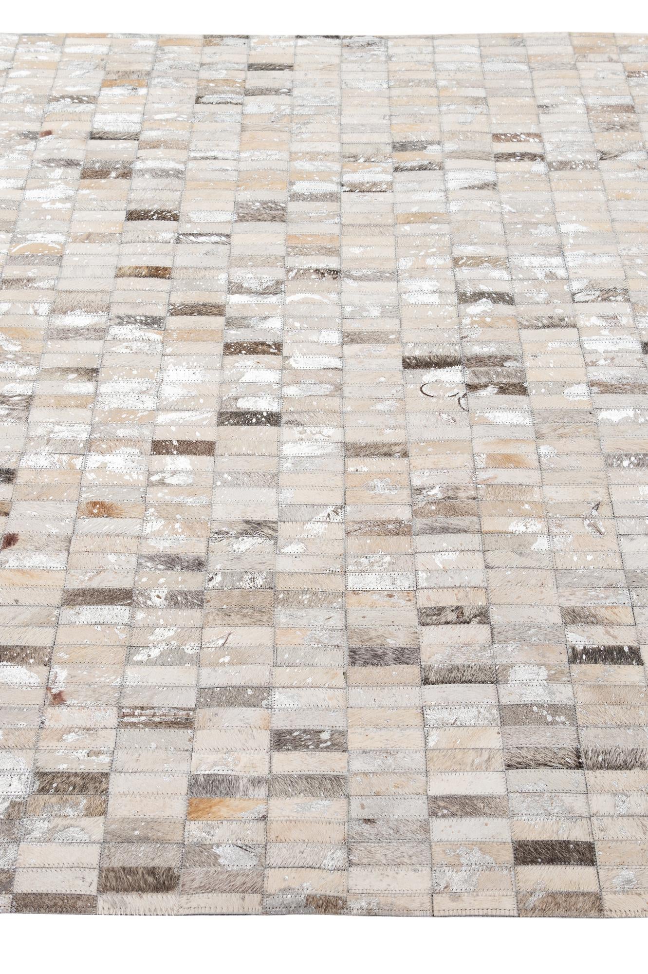 5' 3 x 8' 3 Cowhide - Patchwork Rug