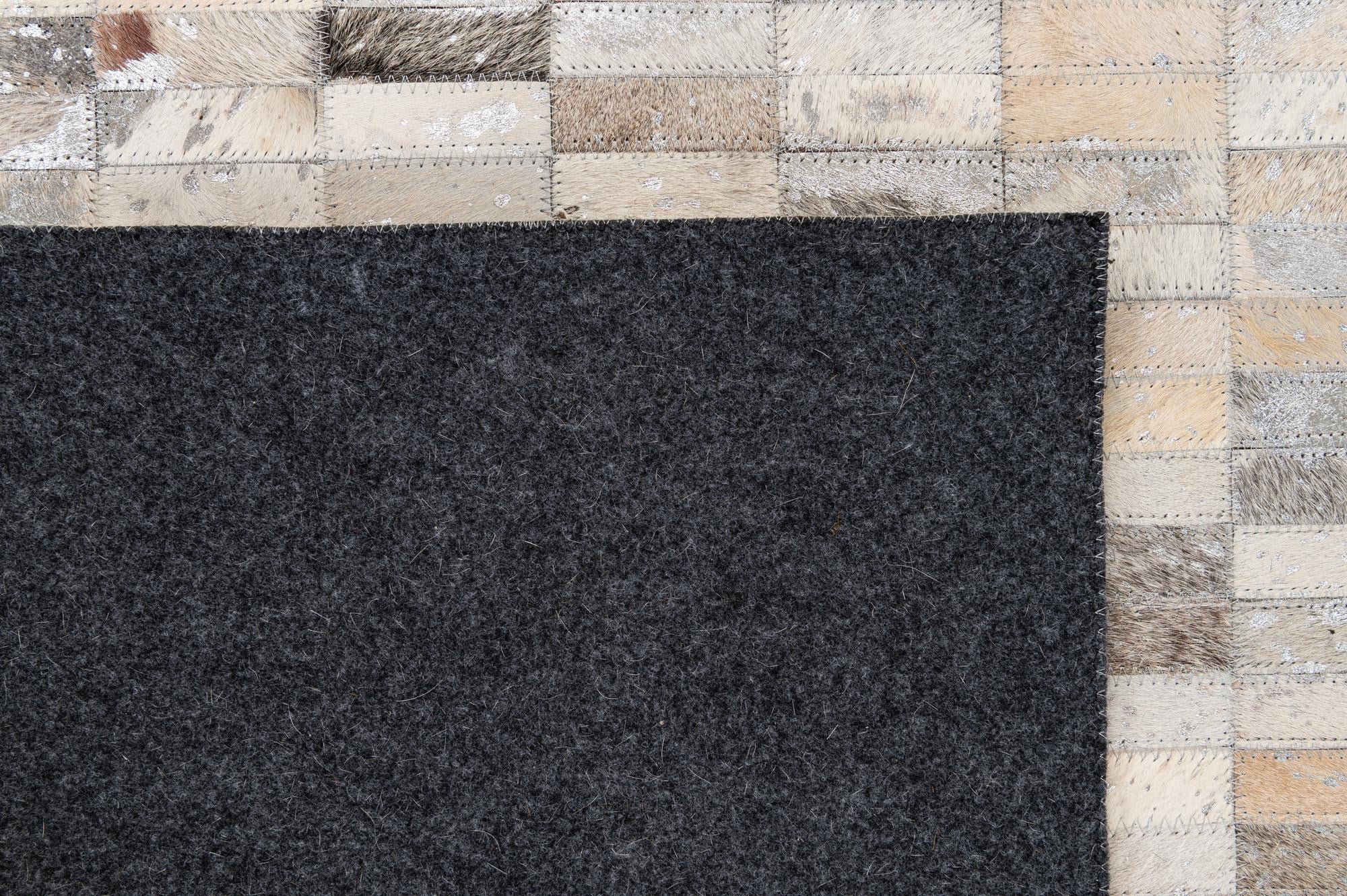 5' 3 x 8' 3 Cowhide - Patchwork Rug