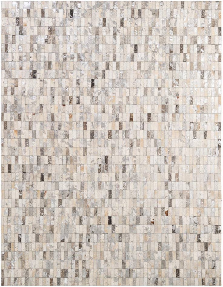Detail image of 5' 3 x 8' 3 Cowhide - Patchwork Rug