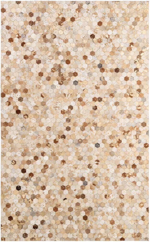 5' 2 x 8' 3 Cowhide - Patchwork Rug