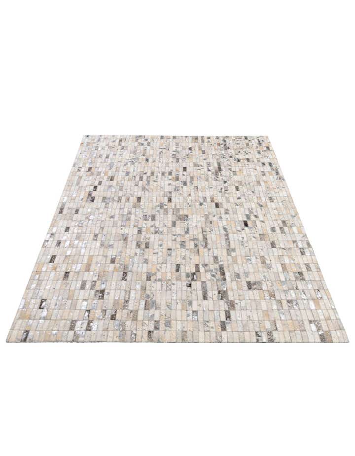 5' 1 x 8' Cowhide - Patchwork Rug