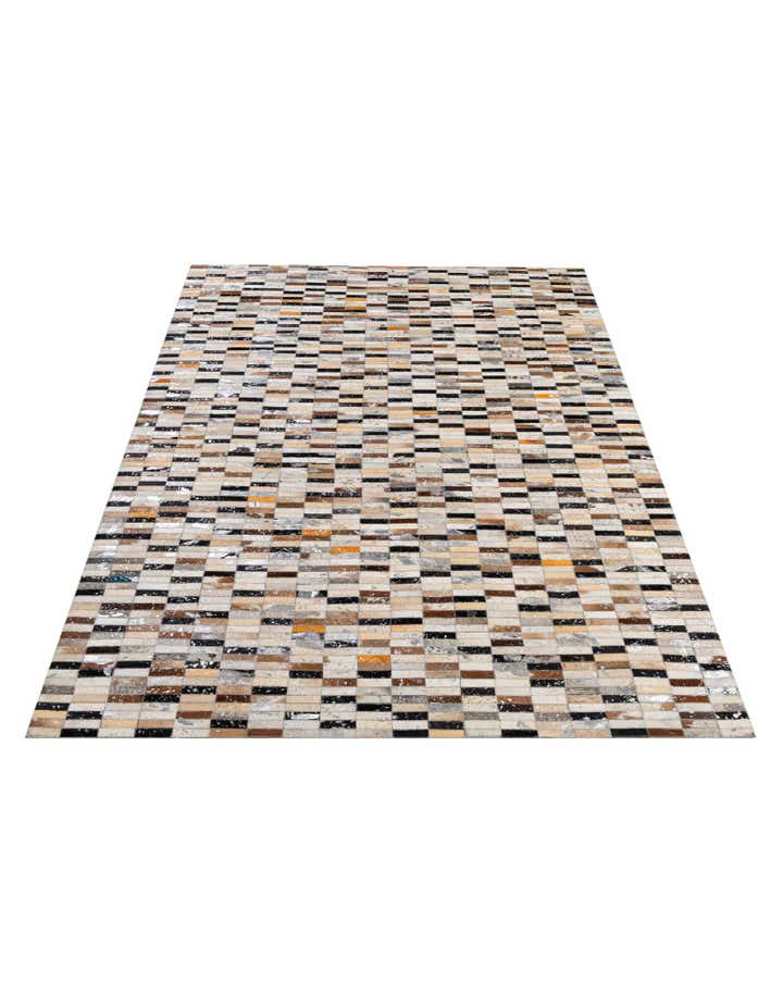 5' x 8' 2 Cowhide - Patchwork Rug