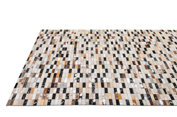 5' x 8' 2 Cowhide - Patchwork Rug