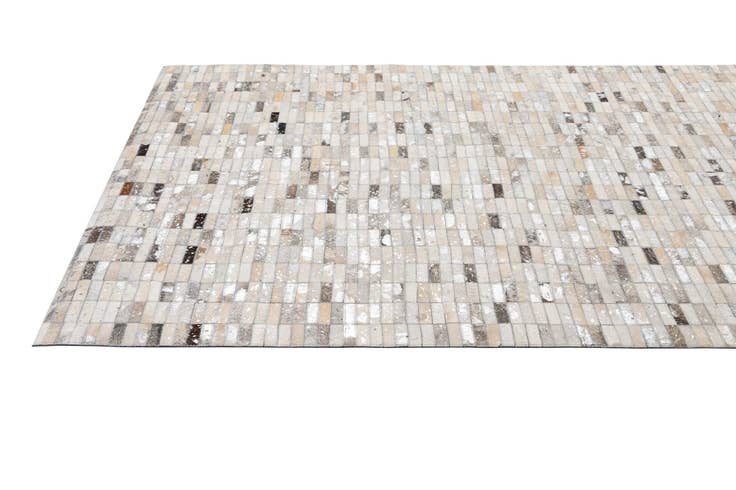 Detail image of 5' 1 x 8' 1 Cowhide - Patchwork Rug
