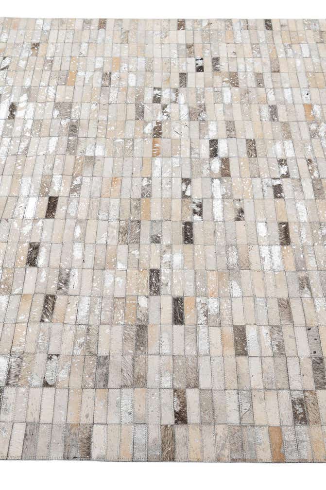 5' 1 x 8' 1 Cowhide - Patchwork Rug