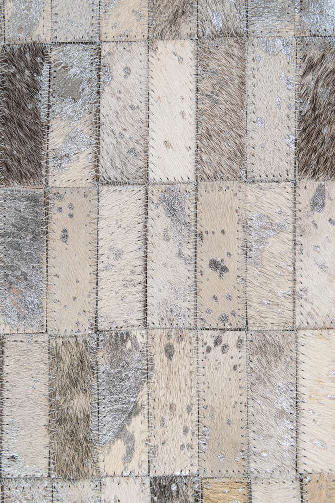 5' 1 x 8' 1 Cowhide - Patchwork Rug