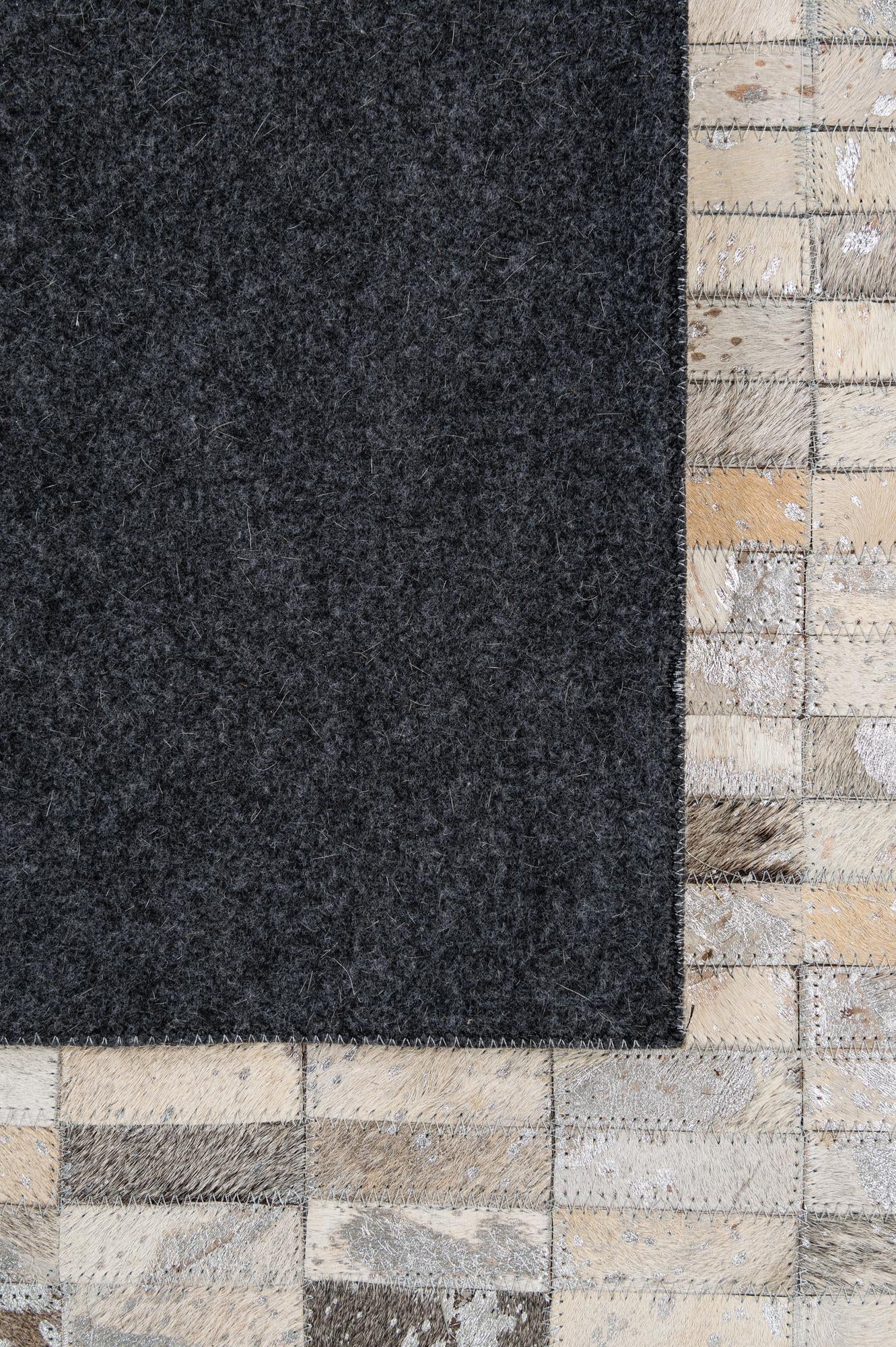5' 1 x 8' 1 Cowhide - Patchwork Rug