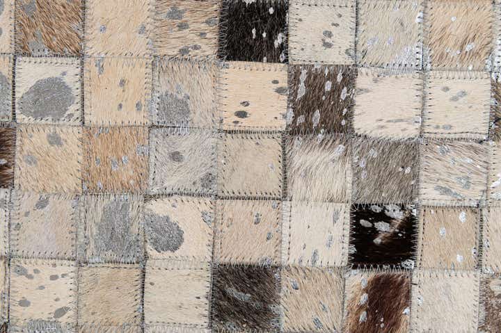 5' x 7' 9 Cowhide - Patchwork Rug