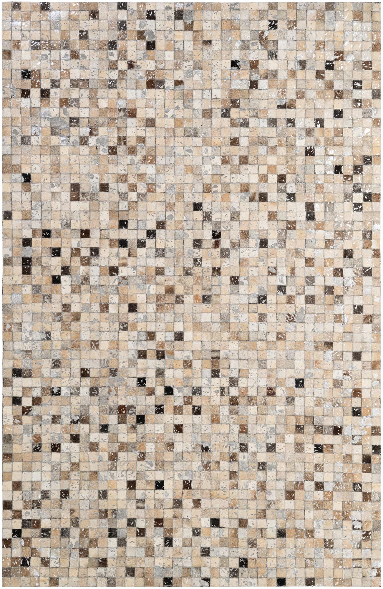 5' x 7' 9 Cowhide - Patchwork Rug