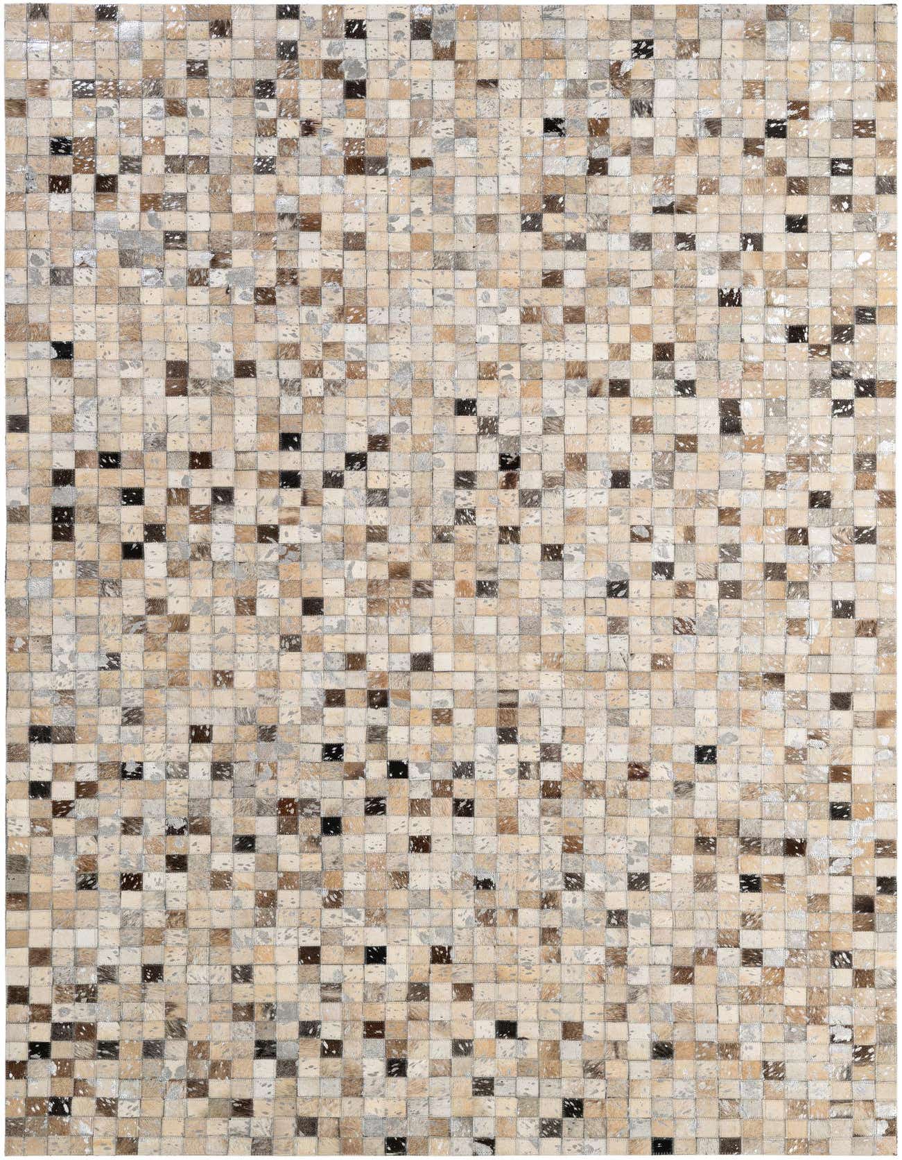 Primary image 5' x 7' 9 Cowhide - Patchwork Rug