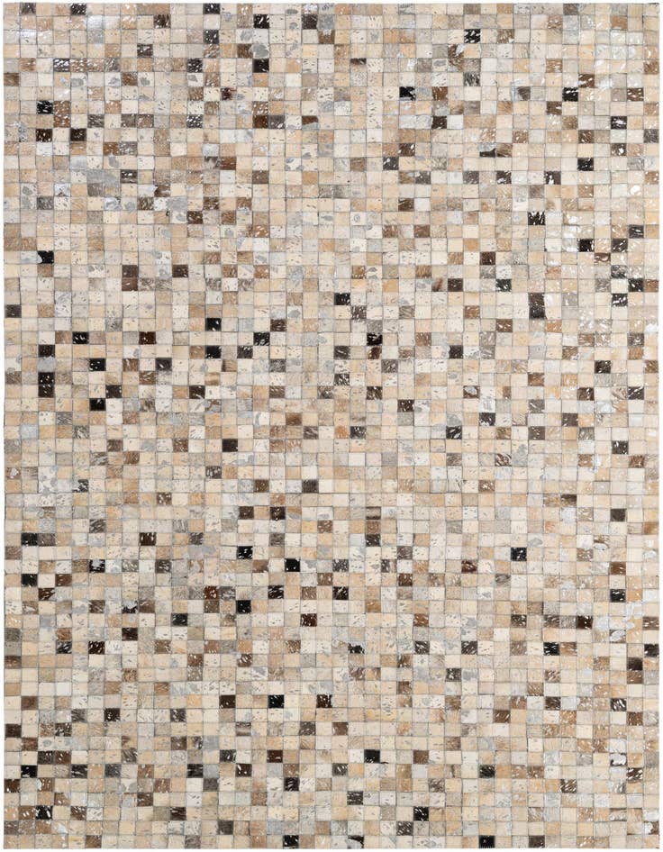 Detail image of 5' x 7' 9 Cowhide - Patchwork Rug