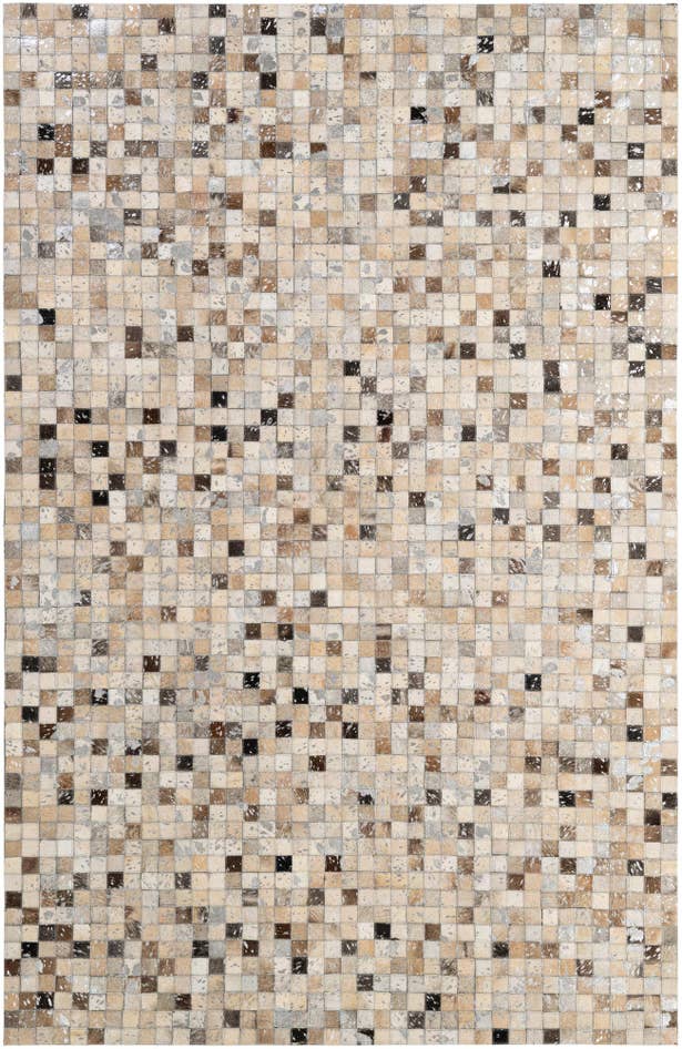 Detail image of 5' x 7' 9 Cowhide - Patchwork Rug