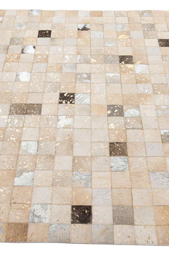 5' 1 x 8' Cowhide - Patchwork Rug