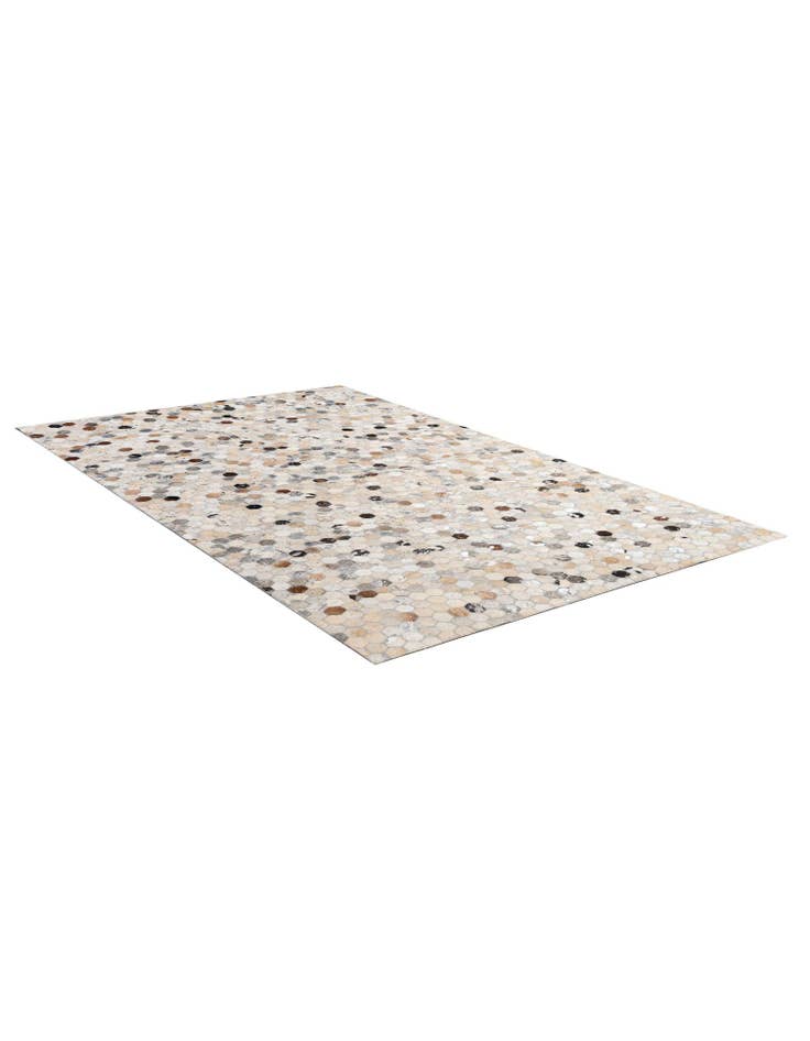 Detail image of 5' 1 x 8' 1 Cowhide - Patchwork Rug