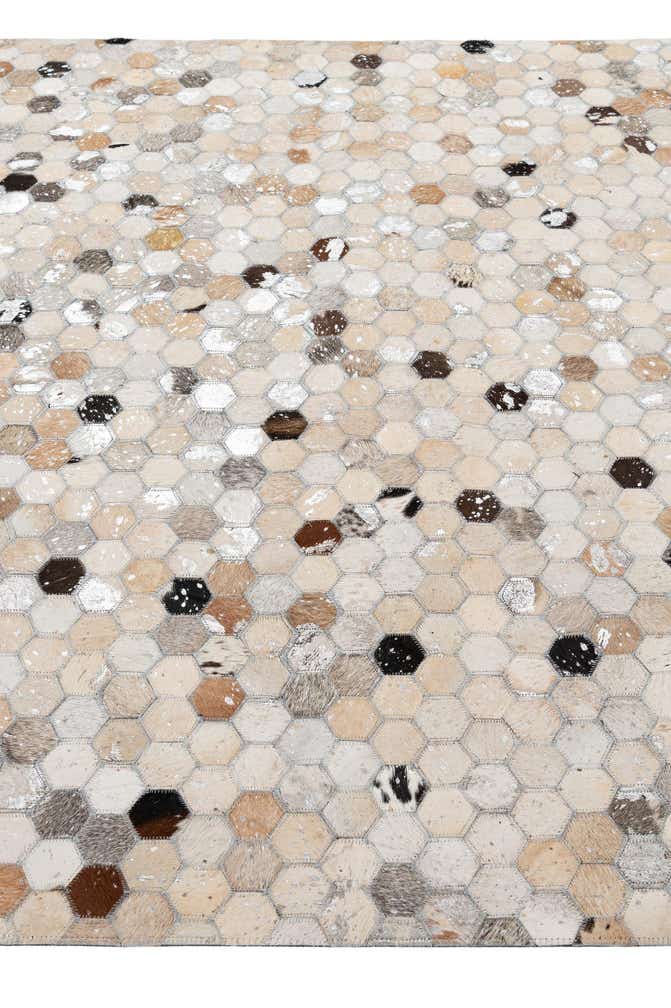 5' 1 x 8' 1 Cowhide - Patchwork Rug