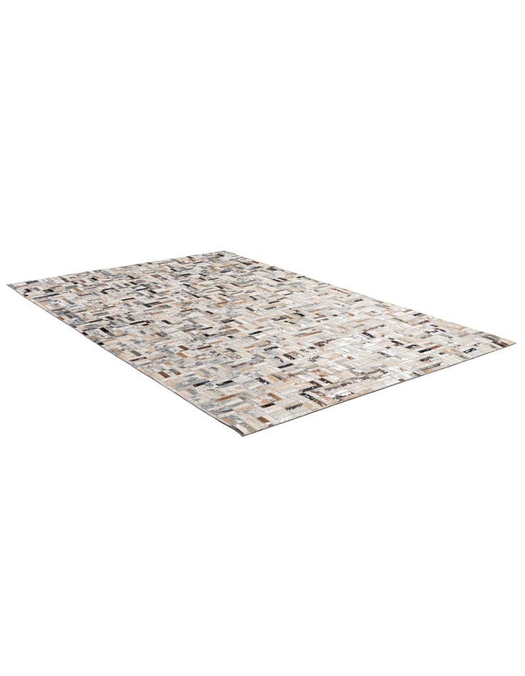 Detail image of 5' 1 x 8' Cowhide - Patchwork Rug
