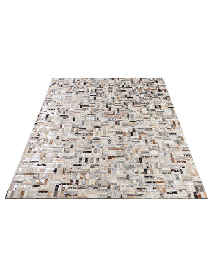 5' 1 x 8' Cowhide - Patchwork Rug