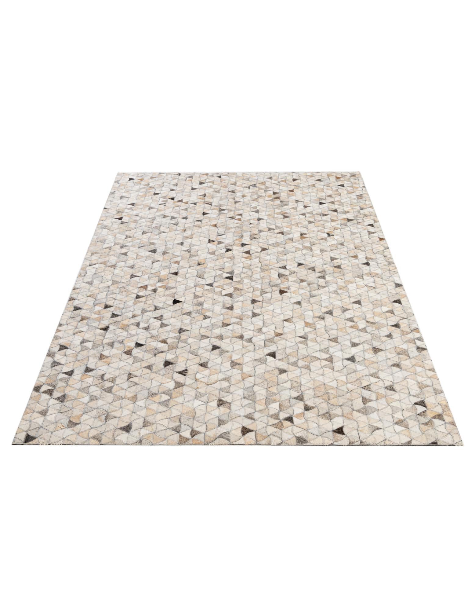 4' 11 x 8' Cowhide - Patchwork Rug