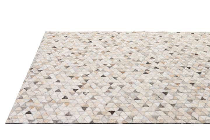 4' 11 x 8' Cowhide - Patchwork Rug