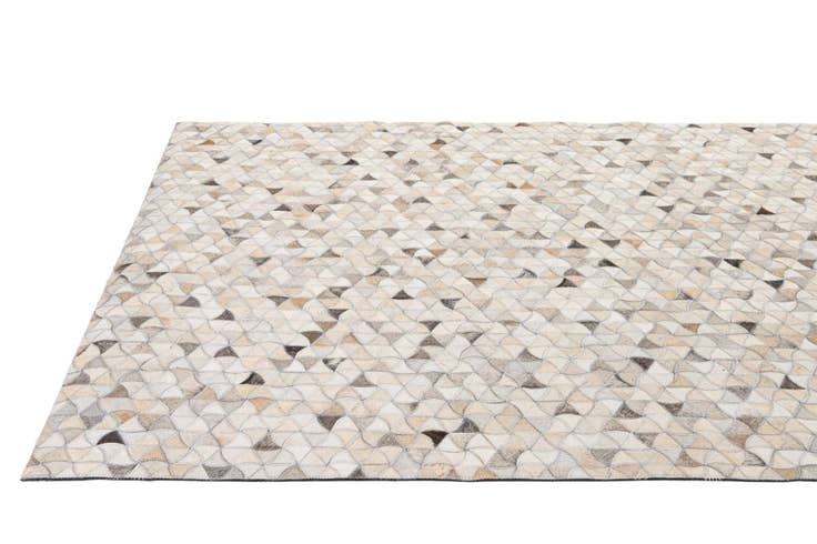 Detail image of 4' 11 x 8' Cowhide - Patchwork Rug