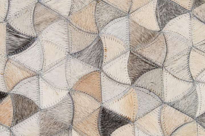 4' 11 x 8' Cowhide - Patchwork Rug