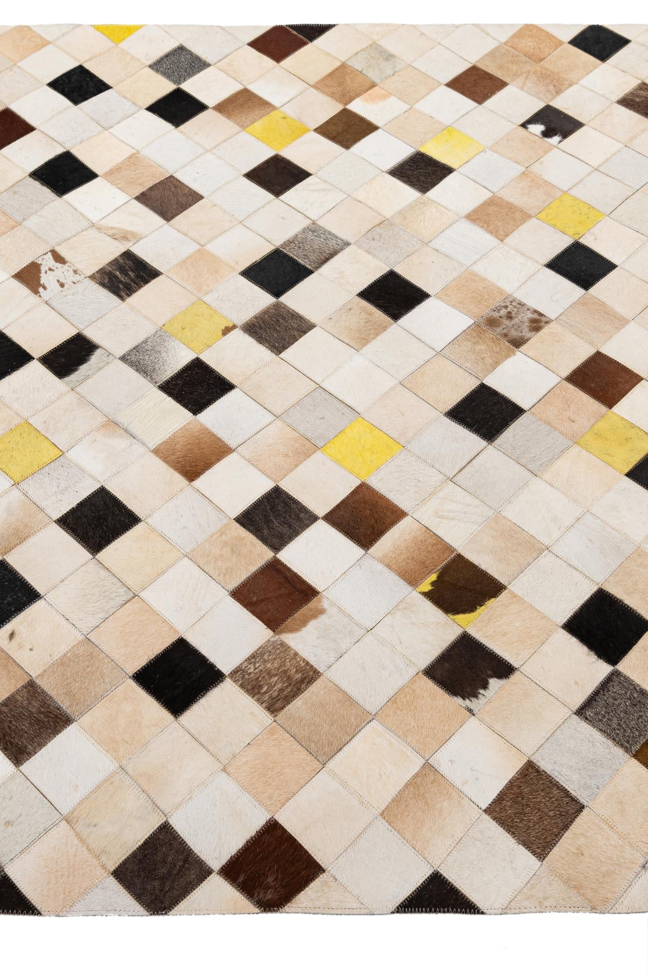 5' x 7' 9 Cowhide - Patchwork Rug