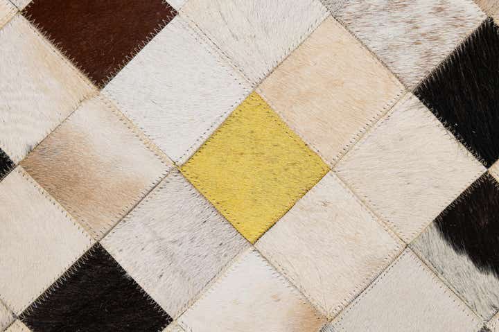 5' x 7' 9 Cowhide - Patchwork Rug