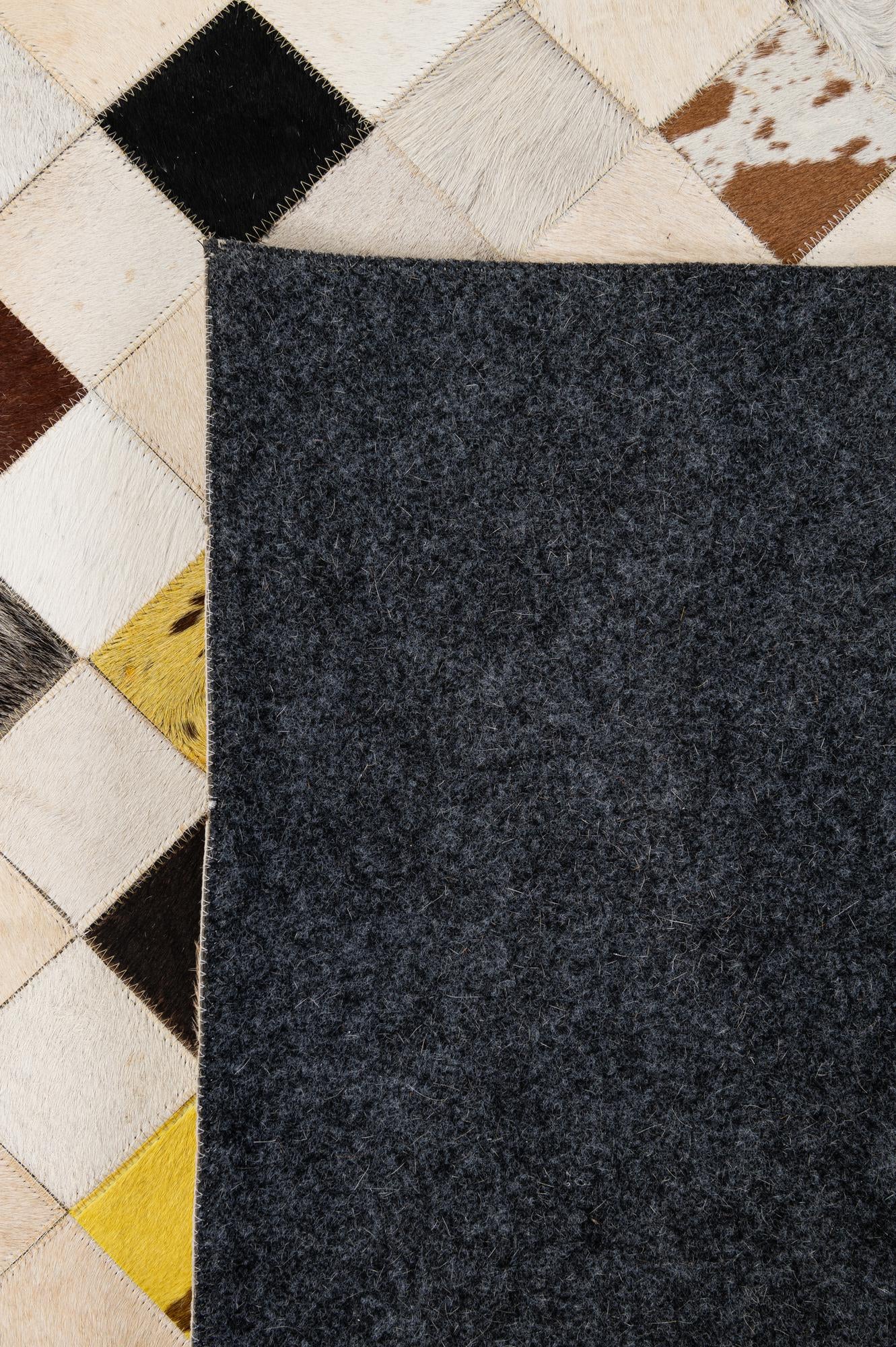 5' x 7' 9 Cowhide - Patchwork Rug