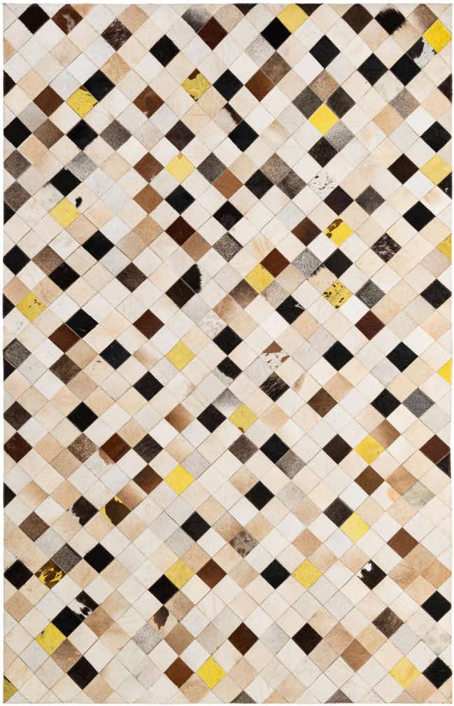 5' x 7' 9 Cowhide - Patchwork Rug