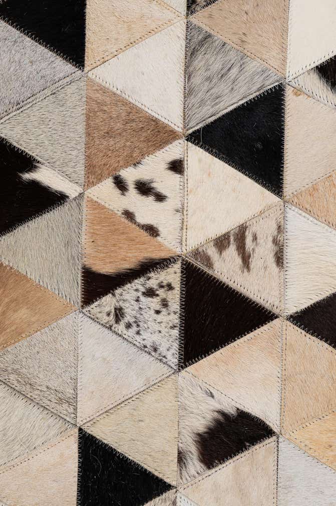 5' x 8' Cowhide - Patchwork Rug