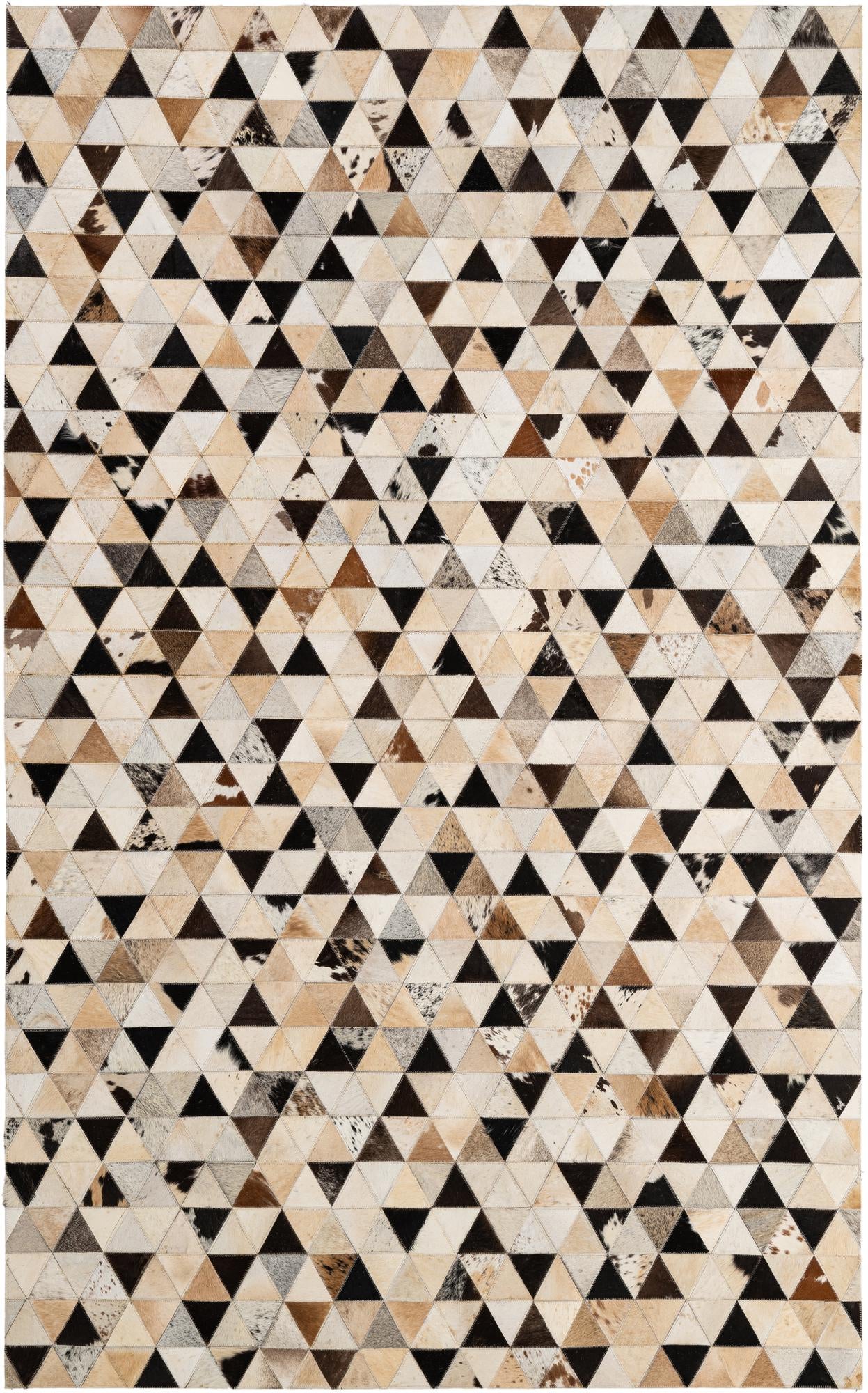 5' x 8' Cowhide - Patchwork Rug