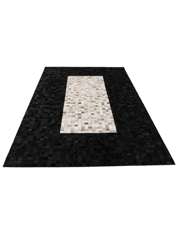 Detail image of 5' x 8' 1 Cowhide - Patchwork Rug