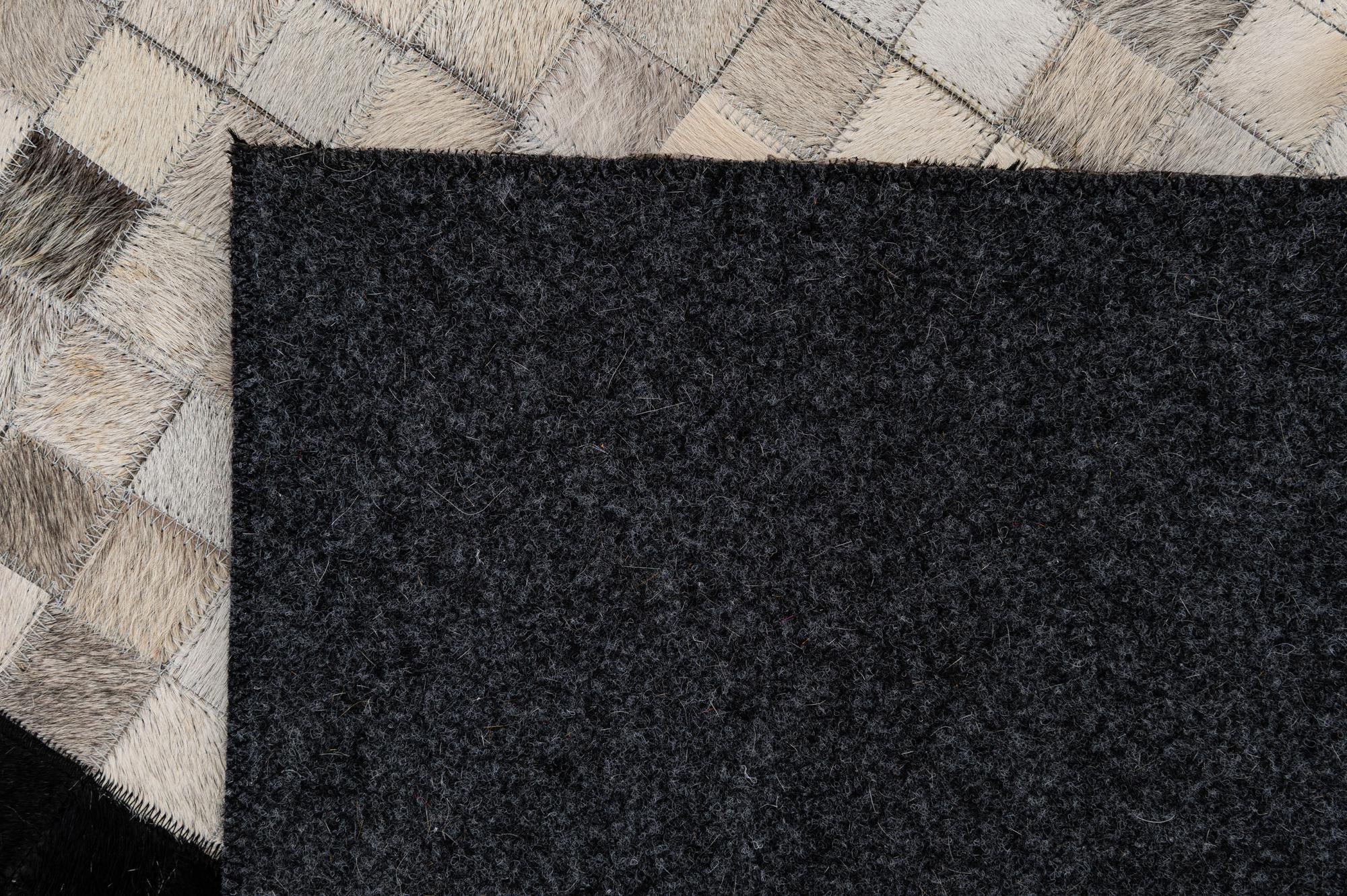 5' x 8' 1 Cowhide - Patchwork Rug
