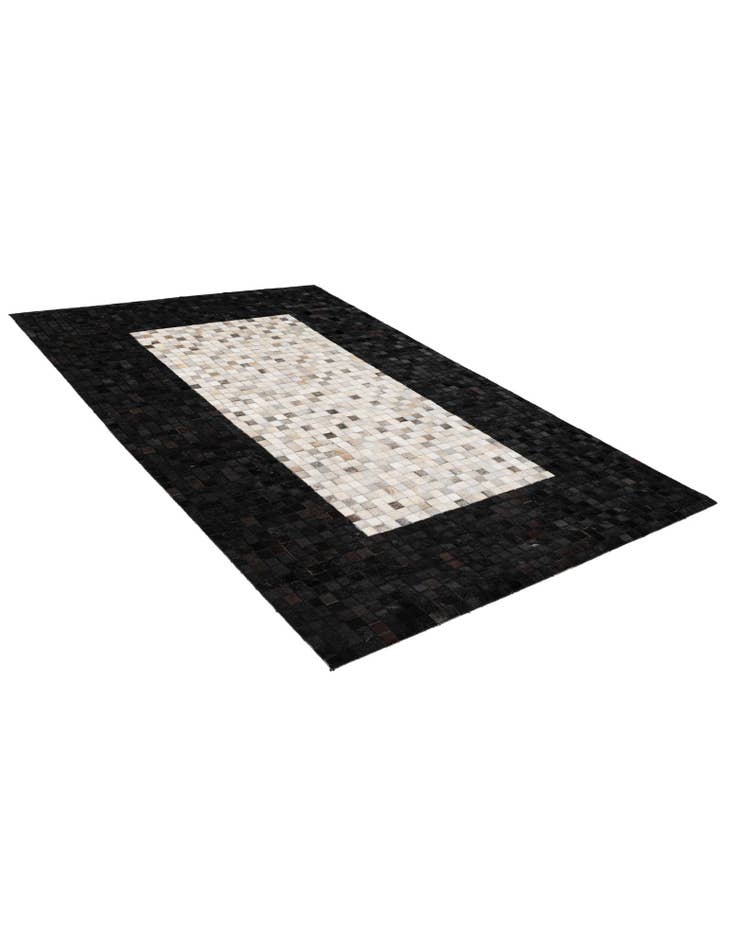 Detail image of 5' x 8' Cowhide - Patchwork Rug