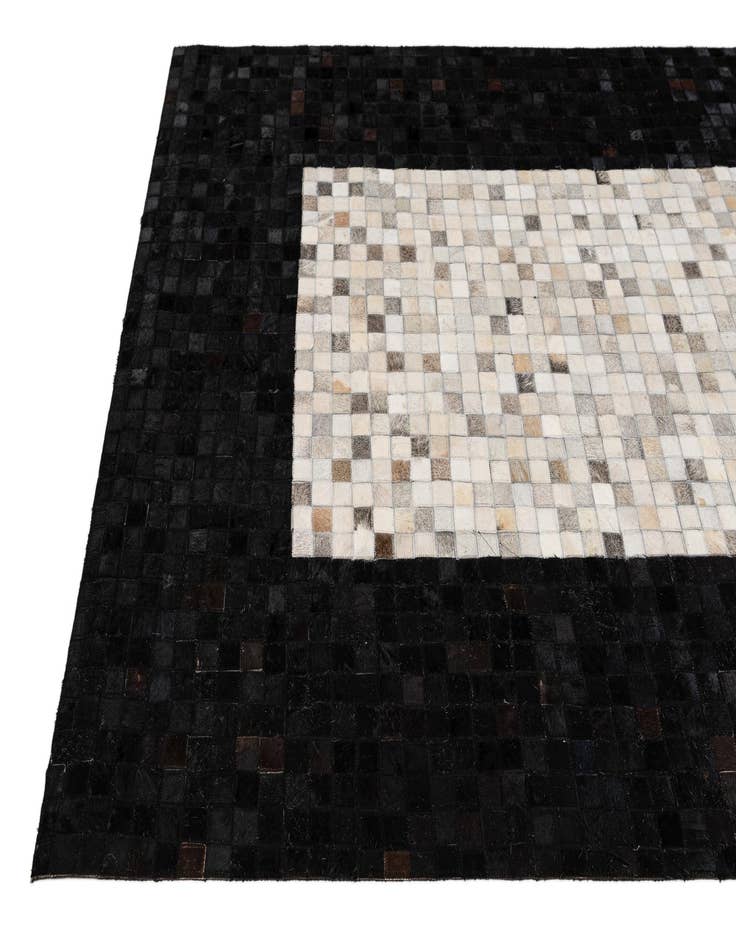 Detail image of 5' x 8' Cowhide - Patchwork Rug