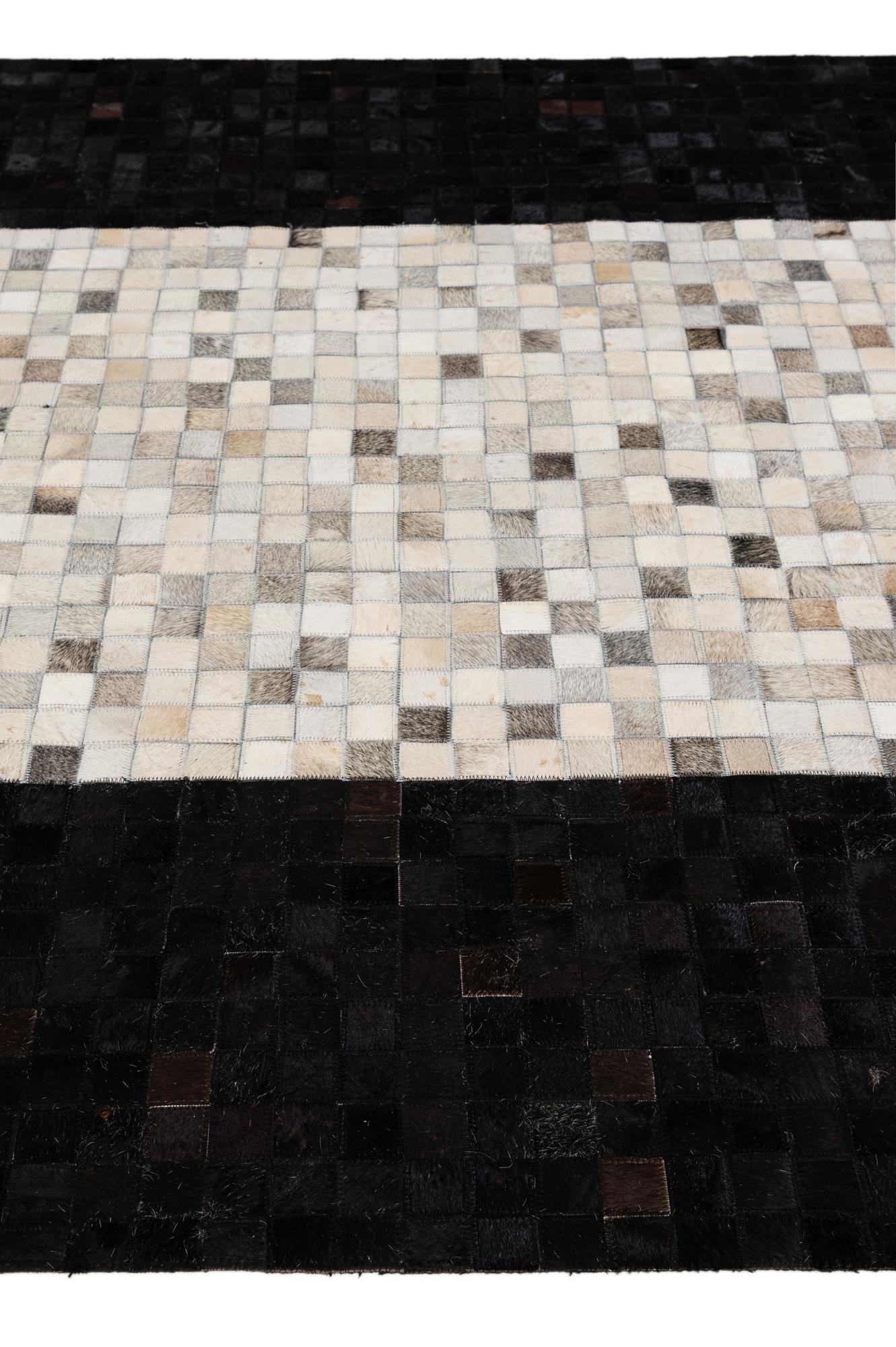 5' x 8' Cowhide - Patchwork Rug