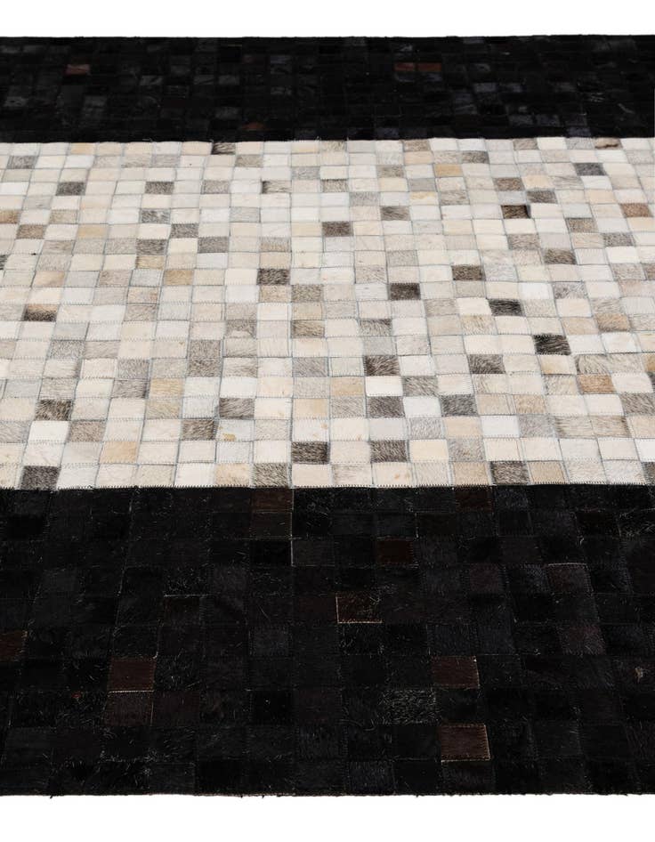 Detail image of 5' x 8' Cowhide - Patchwork Rug