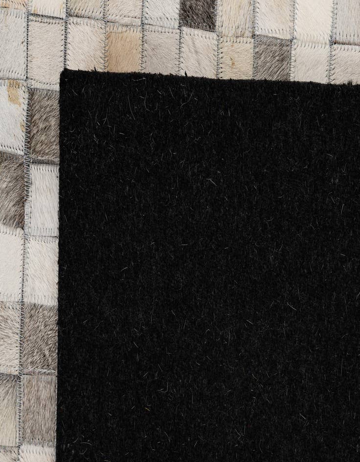 Detail image of 5' x 8' Cowhide - Patchwork Rug