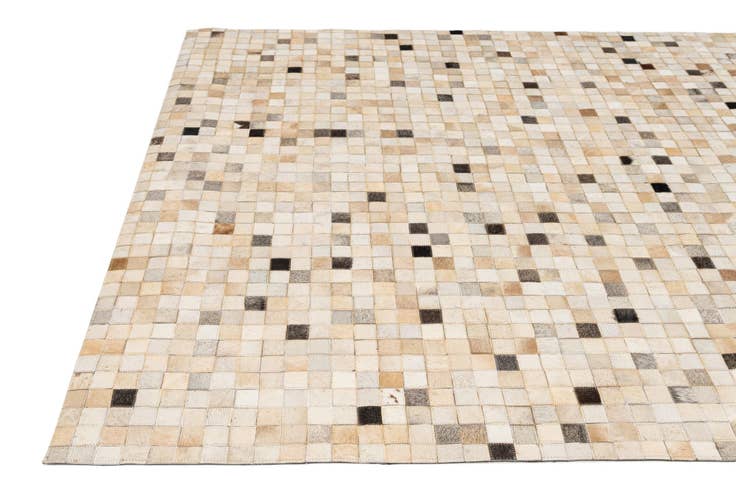 Detail image of 5' 2 x 7' 11 Cowhide - Patchwork Rug