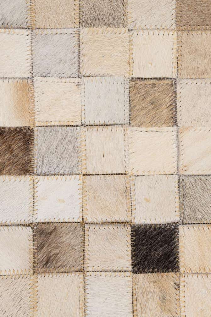 5' 2 x 7' 11 Cowhide - Patchwork Rug