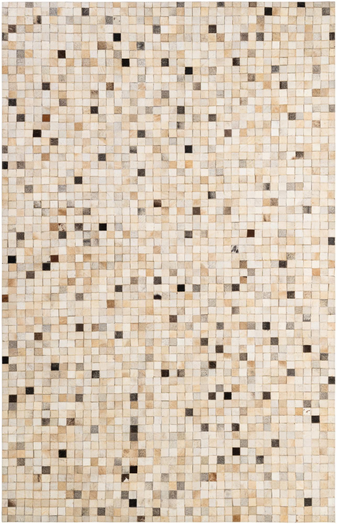 5' 2 x 7' 11 Cowhide - Patchwork Rug