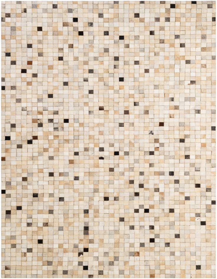 Detail image of 5' 2 x 7' 11 Cowhide - Patchwork Rug